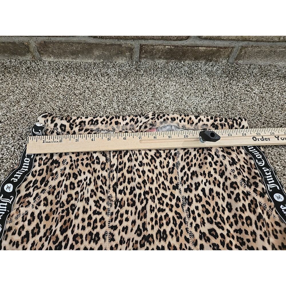 Juicy Couture Leopard Print Sleepwear Set Womans Sz Sm Safari Indie Sleaze Y2K - Picture 15 of 16